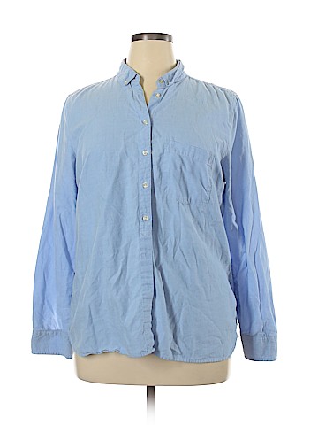 Gap Long Sleeve Button-Down Shirt (view 1)
