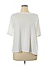 Ann Taylor LOFT 100% Cotton White Short Sleeve Top Size XL - photo 1