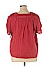 Old Navy Red Short Sleeve Blouse Size XL - photo 2