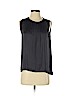 H&M 100% Polyester Black Sleeveless Blouse Size 4 - photo 1