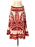 Plenty By Tracy Reese 100% Silk Red Silk Skirt Size 8 - photo 1