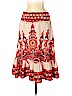 Plenty By Tracy Reese 100% Silk Red Silk Skirt Size 8 - photo 2