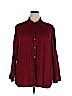 Old Navy 100% Rayon Red Long Sleeve Button-Down Shirt Size XXL - photo 1