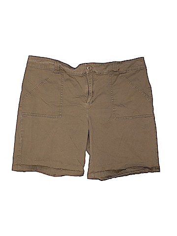 New York & Company Khaki Shorts (view 1)