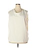 Notations 100% Polyester White Sleeveless Blouse Size 2X - photo 1