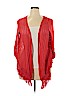 No Boundaries 100% Polyester Red Cardigan Size XL - photo 1