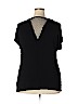 Lane Bryant Black Short Sleeve Top Size 18 - 20 Plus - photo 2