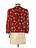 Madewell 100% Silk Red Long Sleeve Silk Top Size S - photo 2