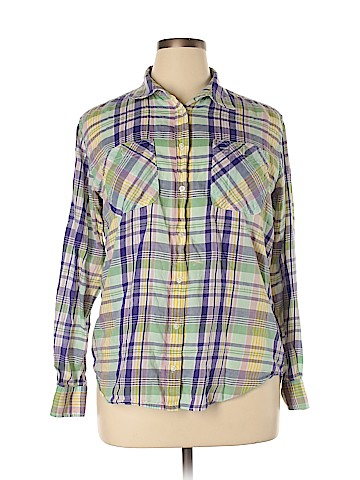 Lauren by Ralph Lauren Long Sleeve Button-Down Shirt (view 1)