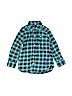 Gap Kids Outlet 100% Cotton Teal Long Sleeve Button-Down Shirt Size 4 - 5 - photo 1