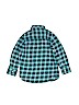 Gap Kids Outlet 100% Cotton Teal Long Sleeve Button-Down Shirt Size 4 - 5 - photo 2