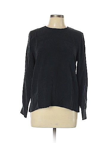 Everlane Long Sleeve Silk Top (view 1)