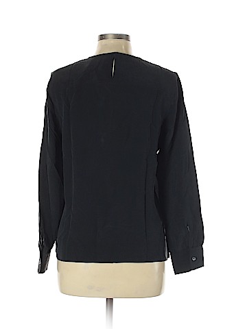Everlane Long Sleeve Silk Top (view 2)