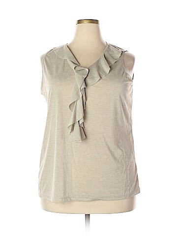 Double Take Sleeveless Blouse (view 1)