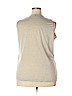 Double Take Tan Sleeveless Blouse Size 2X - photo 2