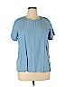 Live 4 Truth 100% Lyocell Blue Short Sleeve Blouse Size XL - photo 1