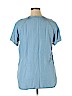 Live 4 Truth 100% Lyocell Blue Short Sleeve Blouse Size XL - photo 2