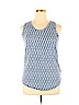 Gap 100% Rayon Blue Sleeveless Top Size XL - photo 1