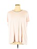 Saint Tropez Pink Short Sleeve Top Size 1X - photo 1