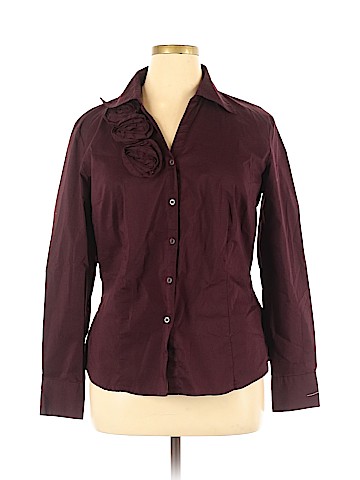 Worthington Long Sleeve Button-Down Shirt (view 1)