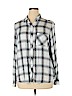 Universal Thread 100% Rayon Blue Long Sleeve Button-Down Shirt Size XXL - photo 1