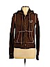 True Religion 100% Cotton Brown Zip Up Hoodie Size L - photo 1