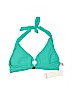 Badgley Mischka Teal Swimsuit Top Size 10 - photo 2