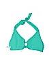 Badgley Mischka Teal Swimsuit Top Size 10 - photo 1
