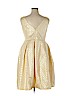 Liza Luxe 100% Polyester Yellow Cocktail Dress Size 1X - photo 2