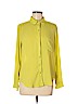 Forever 21 100% Polyester Yellow Long Sleeve Blouse Size M - photo 1