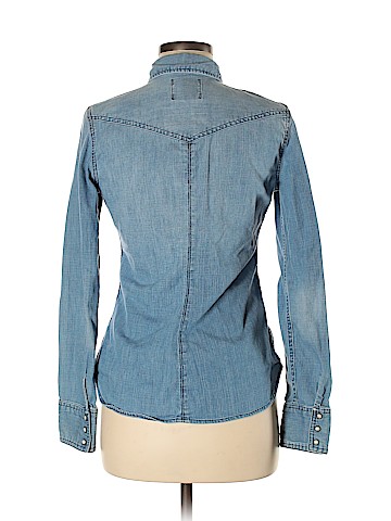 American Eagle Outfitters Long Sleeve Button-Down Shirt (view 2)