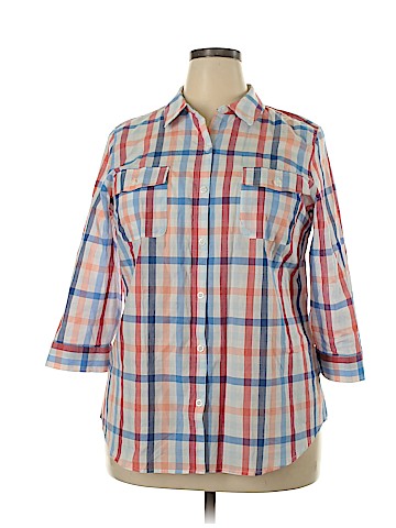 Croft & Barrow 3/4 Sleeve Button-Down Shirt (view 1)
