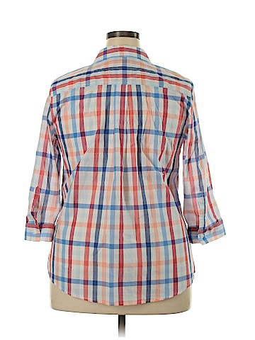 Croft & Barrow 3/4 Sleeve Button-Down Shirt (view 2)