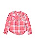 Mudd 100% Rayon Pink Long Sleeve Button-Down Shirt Size 7 - photo 1