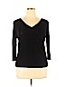 Kiara Black Long Sleeve Top Size XL - photo 1