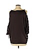 MICHAEL Michael Kors 100% Polyester Brown Short Sleeve Blouse Size M - photo 2