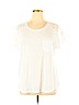Paper Tee Ivory Short Sleeve Top Size 1X - photo 1