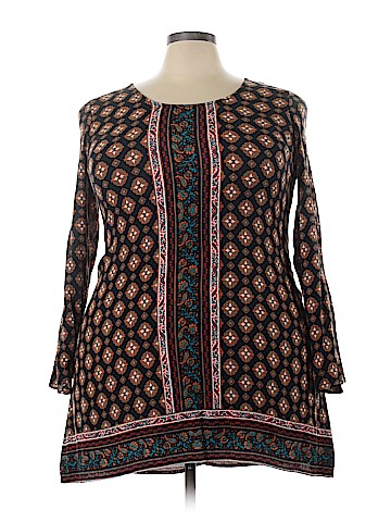 Mossimo Supply Co. Long Sleeve Blouse (view 1)