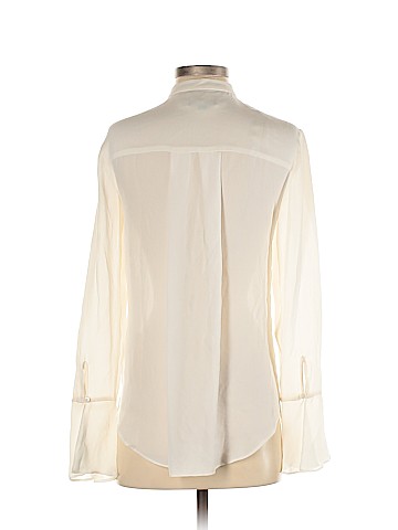 Rachel Zoe Long Sleeve Silk Top (view 2)