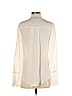 Rachel Zoe 100% Silk Ivory Long Sleeve Silk Top Size 2 - photo 2