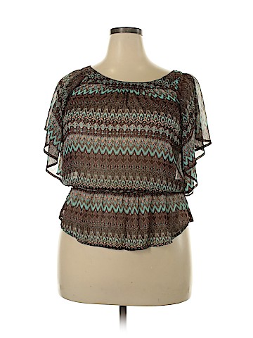 FANG Short Sleeve Blouse (view 1)