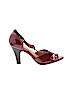 Merona Burgundy Heels Size 6 1/2 - photo 1