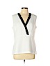 Emerson Rose 100% Polyester White Sleeveless Blouse Size L - photo 1