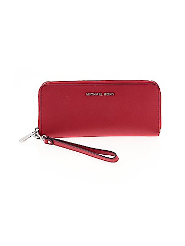 MICHAEL Michael Kors Leather Wristlet (view 1)