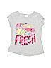 Gymboree 100% Cotton Graphic Gray Short Sleeve T-Shirt Size 7 - photo 1