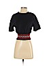 Zara Black Short Sleeve Top Size S - photo 1