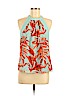 H&M 100% Polyester Blue Sleeveless Blouse Size 8 - photo 1