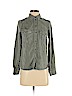 American Eagle Outfitters 100% Viscose Green Long Sleeve Button-Down Shirt Size XS - photo 1