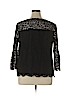 Gap Black 3/4 Sleeve Blouse Size XL - photo 2