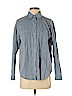 Forever 21 100% Cotton Blue Long Sleeve Button-Down Shirt Size S - photo 1